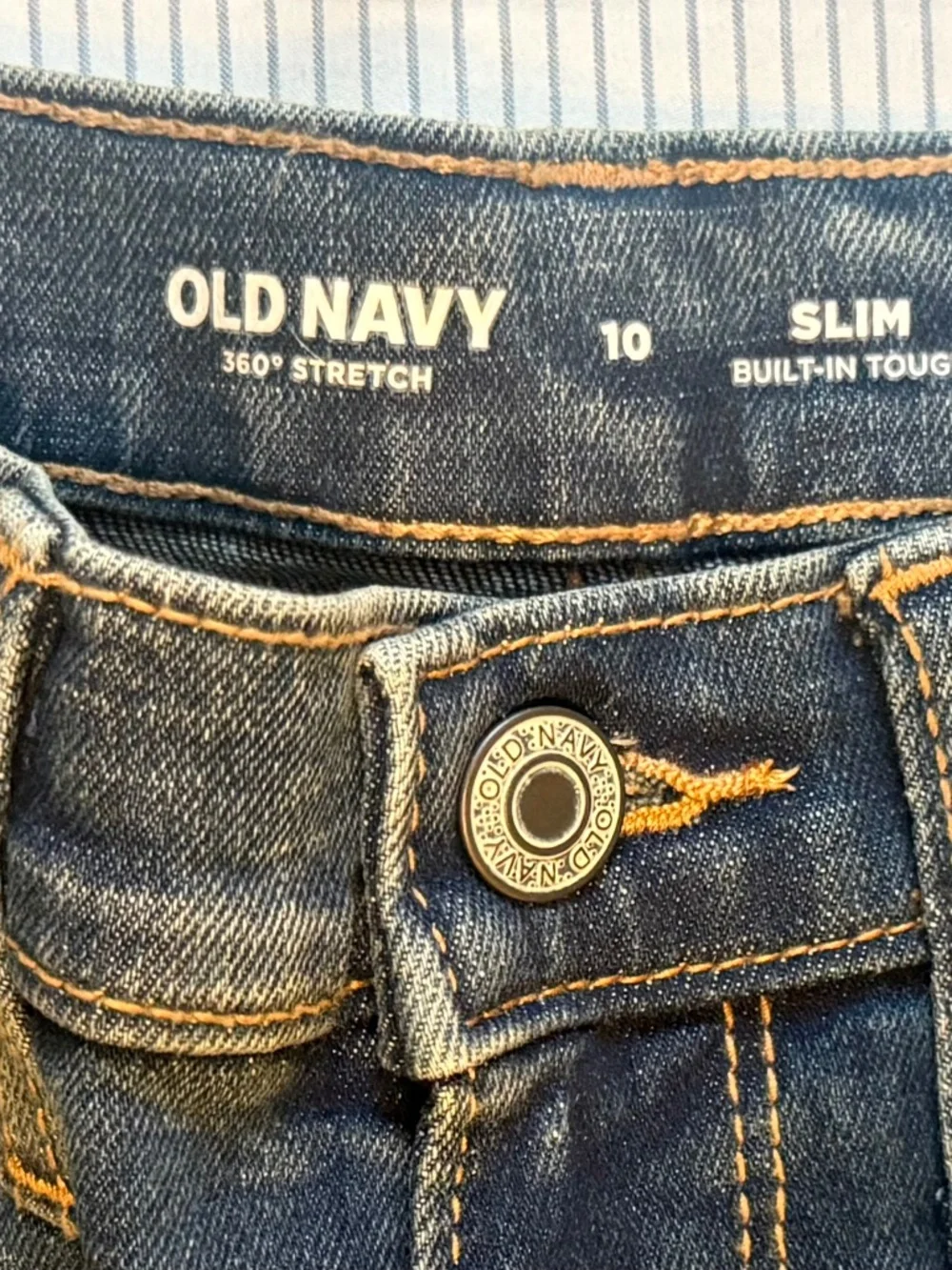 Old Navy boy’s size 10 slim jeans